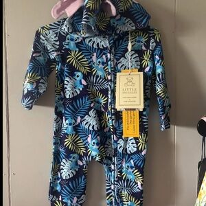 Blue and Pink Kids One Piece